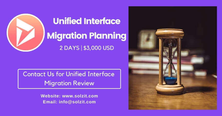 Unified Interface Migration in Solzit
